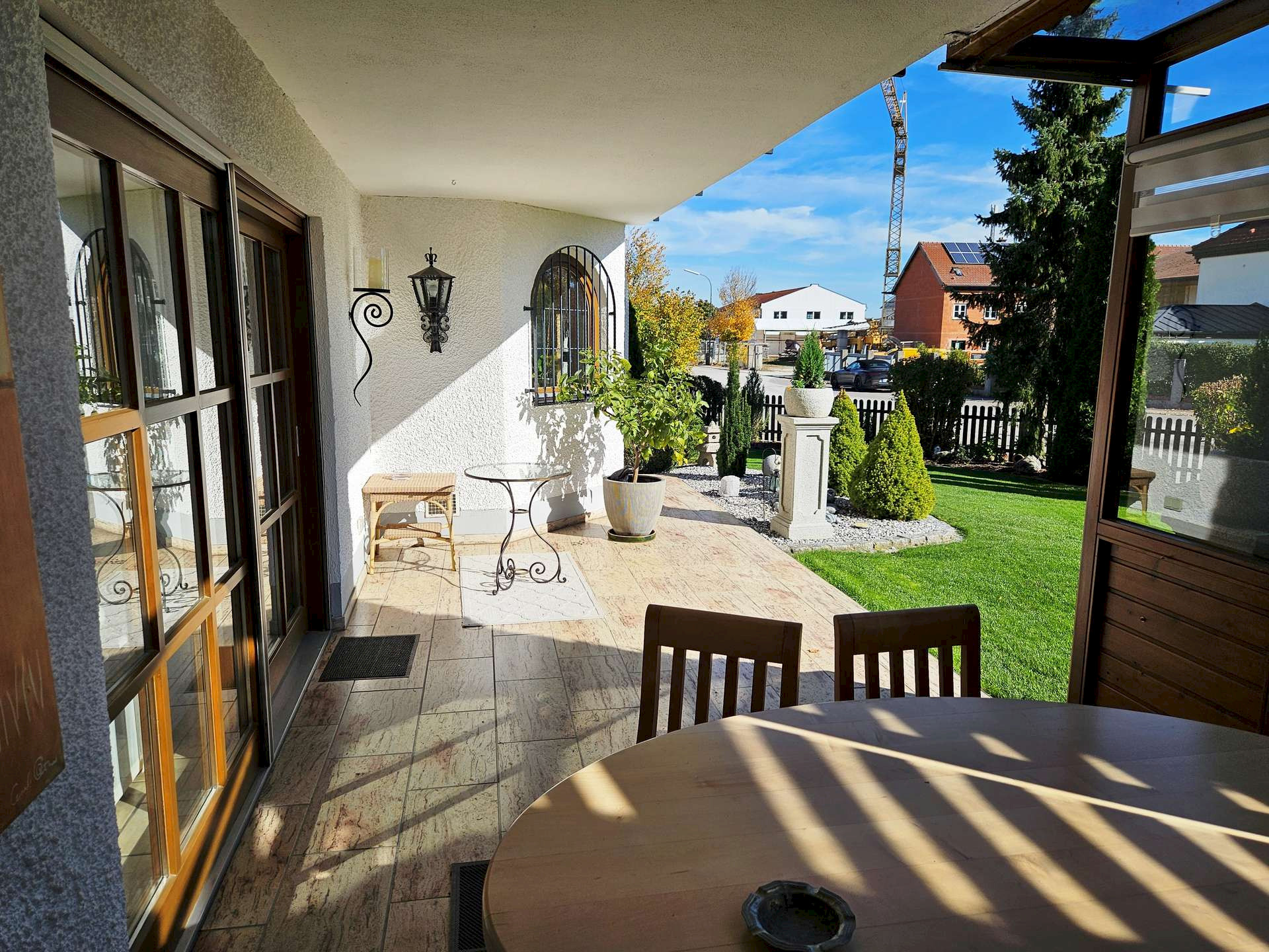Überdachte Terrasse