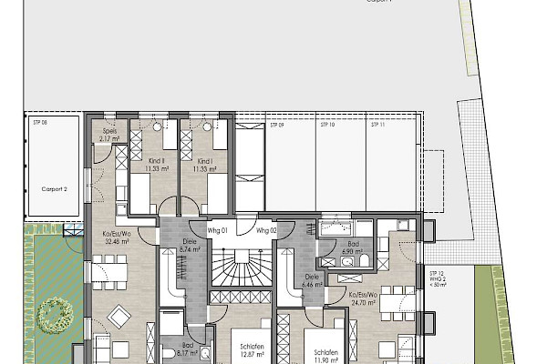 Freiflächenplan